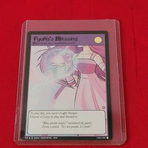 2004 NEOPETS, FYORA'S BLESSING CARD!!!